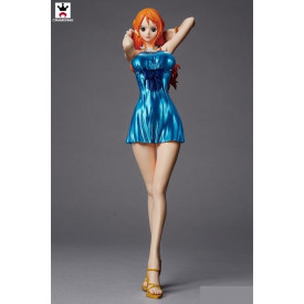 One Piece - Figurine Nami Glitter & Glamours Collection Spécial Color Blue Metallic ver.