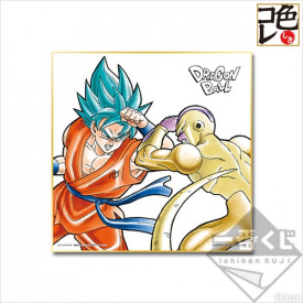 Dragon Ball Super - Shikishi Sangoku SSJ Blue et Golden Freezer Ichiban Kuji F Prize