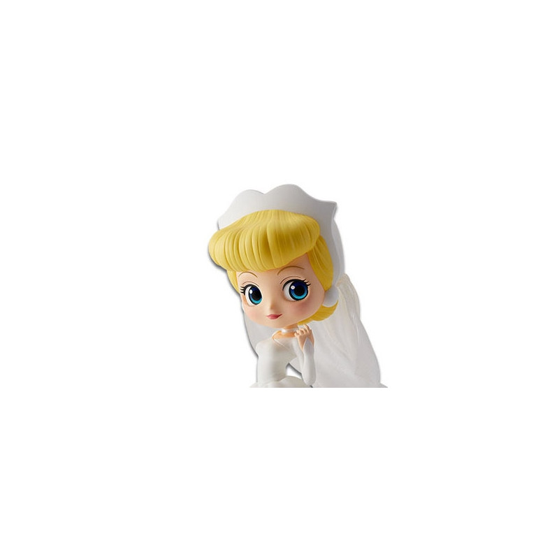 Disney Characters - Figurine Cendrillon Q Posket Dreamy Style White
