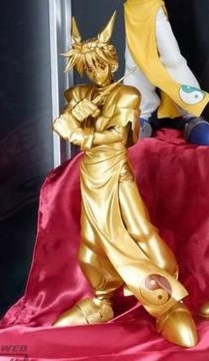 Houshin Engi - Figurine Taikoubou Jump 50th Anniversary Gold Ver.