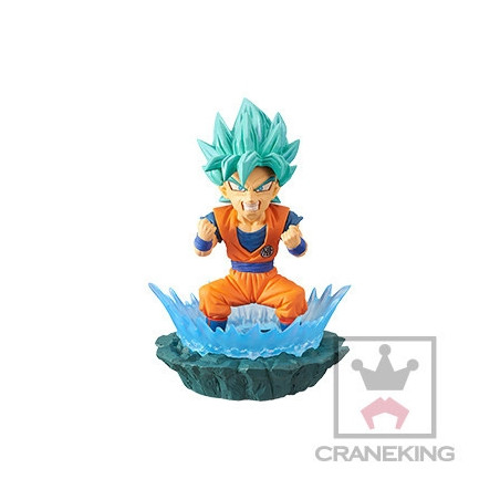 Dragon Ball Super - Figurine Sangoku SSJ Blue WCD Diorama Vol.1