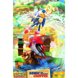 Sonic The Hedgehog - Diorama Sonic VS Chopper Figure