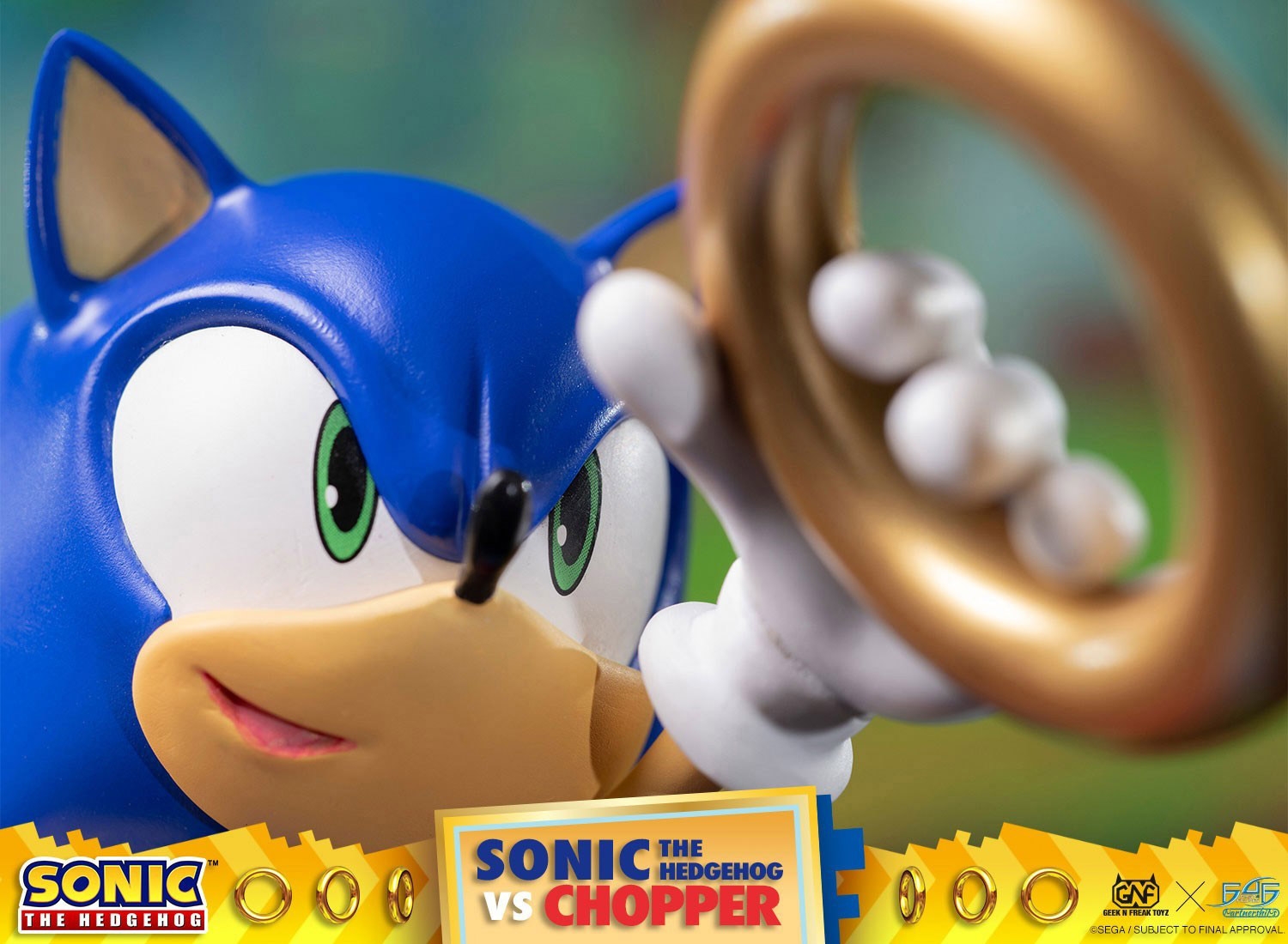 Sonic The Hedgehog - Diorama Sonic VS Chopper Figure