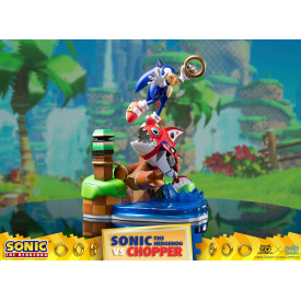 Sonic The Hedgehog - Diorama Sonic VS Chopper Figure