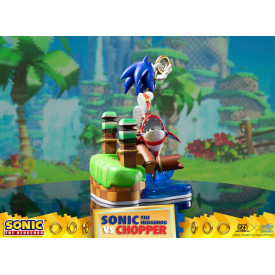 Sonic The Hedgehog - Diorama Sonic VS Chopper Figure