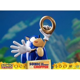 Sonic The Hedgehog - Diorama Sonic VS Chopper Figure