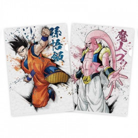 Dragon Ball Super VS Dragon Ball Z - Pochette A4 Sangohan & Boo Ichiban Kuji I Prize