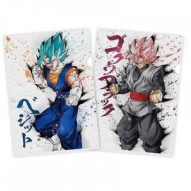 Dragon Ball Super VS Dragon Ball Z - Pochette A4 Vegeto Blue & Black Goku Rose Ichiban Kuji I Prize