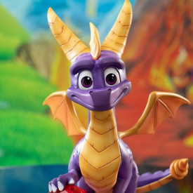 Spyro The Dragon - Figurine Spyro le dragon Painted Statue