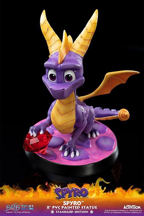 Spyro The Dragon - Figurine Spyro le dragon Painted Statue Spyro The Dragon - Figurine Spyro le dragon Painted Statue