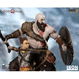 God Of War - Statue Kratos & Atreus Art Scale Deluxe Edition 1/10