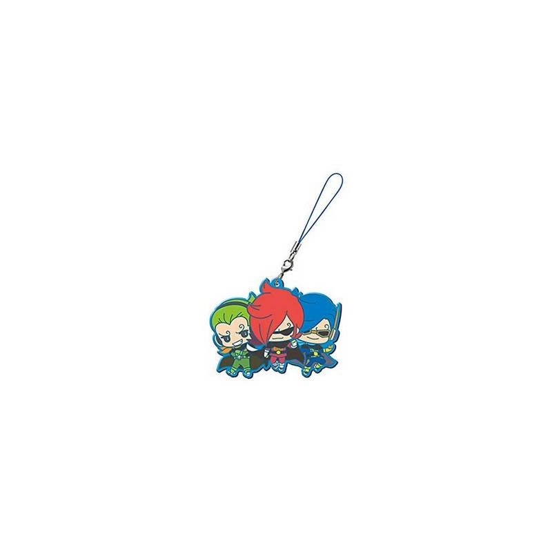One Piece - Strap Vinsmoke Ichiji, Niji & Yonji Capsule Rubber Mascot