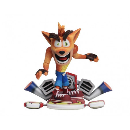 Crash Bandicoot - Figurine Deluxe Crash Bandicoot With Jet Board