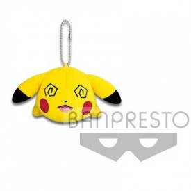 Pokémon - Peluche Strap Pikachu Mania Ver.C. Étourdi