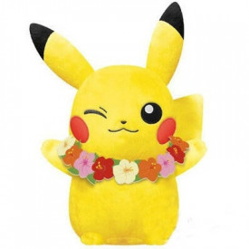 Pokémon - Peluche Pikachu Summer Winking Hawaii Ver.