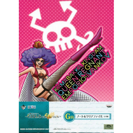 One Piece – Pochette A4 + Notebook Emporio Ivankov Ichiban Kuji Girls Collection