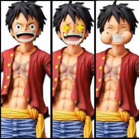 One Piece – Figurine Monkey D Luffy Grandista Nero