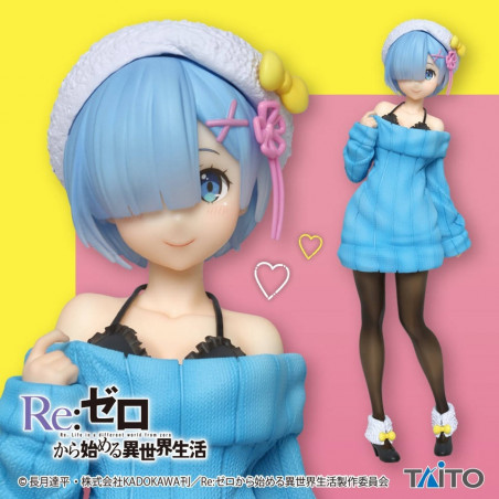 Re Zero Starting Life in Another World - Figurine Rem Precious Figure Knit Dress Ver.