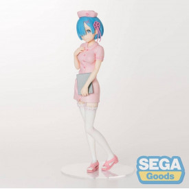 Re Zero Starting Life in Another World - Figurine Rem Nurse Pink Ver. PM Figure