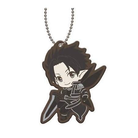 Sword Art Online - Strap Kirito Fairy Dance Capsule Rubber Mascot 01