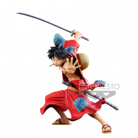 One Piece - Figurine Monkey D Luffy BFWC III Super Master Stars Piece Manga Dimensions