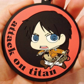 Attack On Titan - Strap Eren Yeager Rubber Keychain