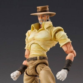 Jojo's Bizarre Adventure - Figurine Joseph Joestar & Iggy Super Action Chozokado