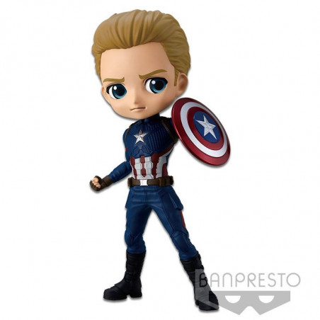 Avengers Endgame – Figurine Captain America Q Posket Marvel Ver.B