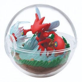 Pokemon - Figurine Cizayox Pokéball Terrarium Vol.8