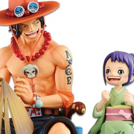 One Piece – Figurine Portgas D Ace & Otama Memorial Vignette Ichibancho Wano Country 2nd Act