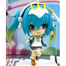 Super Sonico X Hatsune Miku - Figurines Hatsune Miku Chibi Kyun-Chara Racing