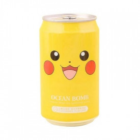 Pokémon - Canette Pikachu Visage Ocean Bomb Goût Concombre
