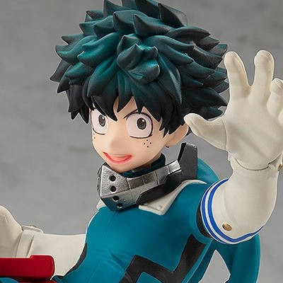 My Hero Academia Izuku Midoriya Pop Up Parade Figure – Costume Gamma Version, Mid-Kick Pose
