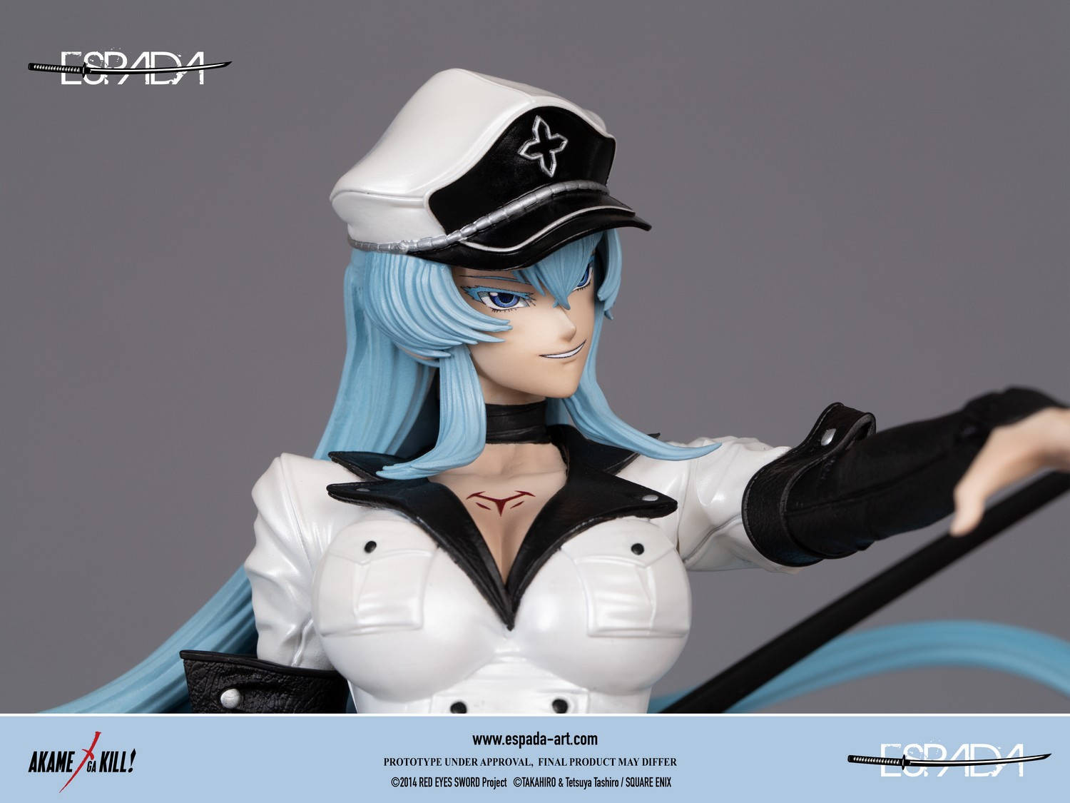 Statue Esdeath - Akame Ga Kill - Espada