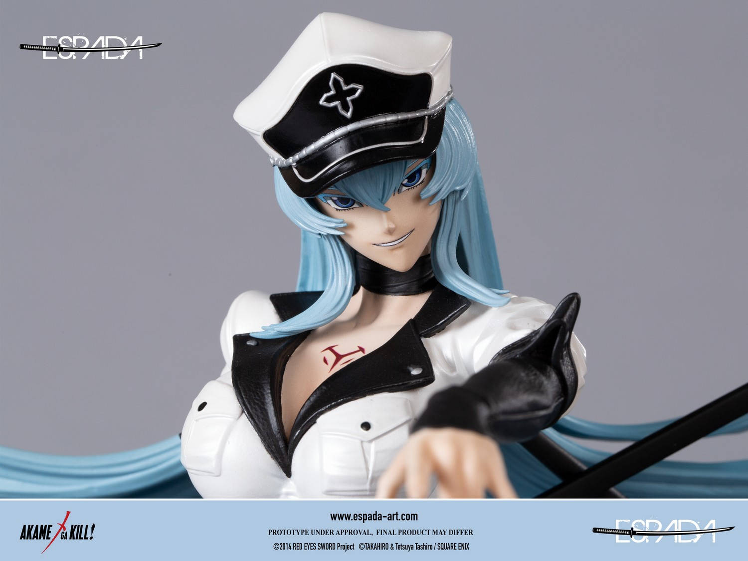 Statue Esdeath - Akame Ga Kill - Espada