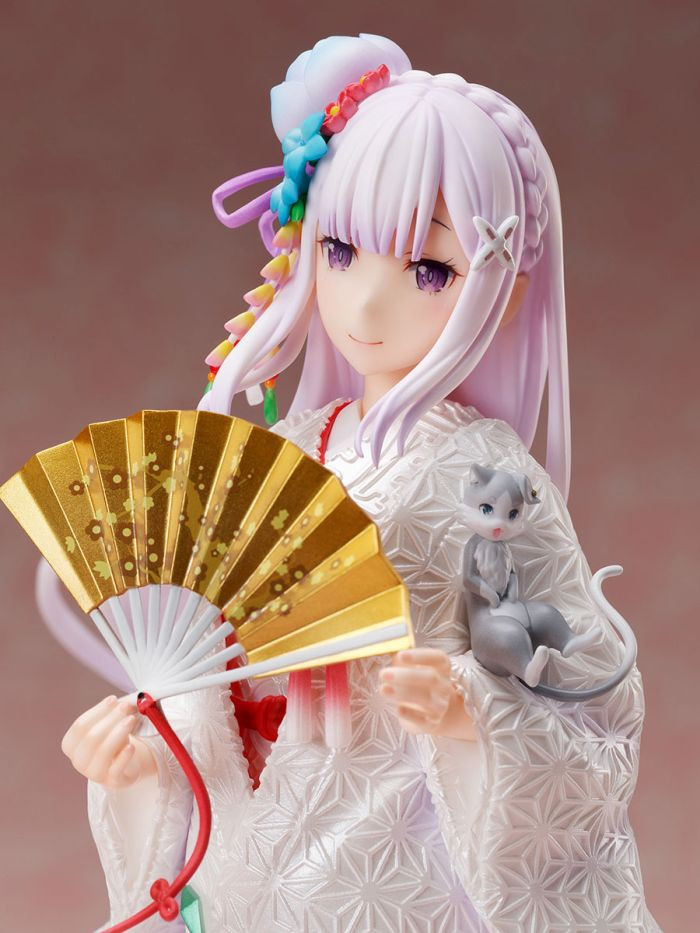 Figurine Emilia - Re Zero - Shiromuku 1/7