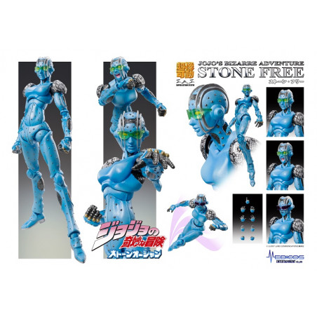 Jojo's Bizarre Adventure Stone Ocean - Figurine Stone Free Super Action Chozokado