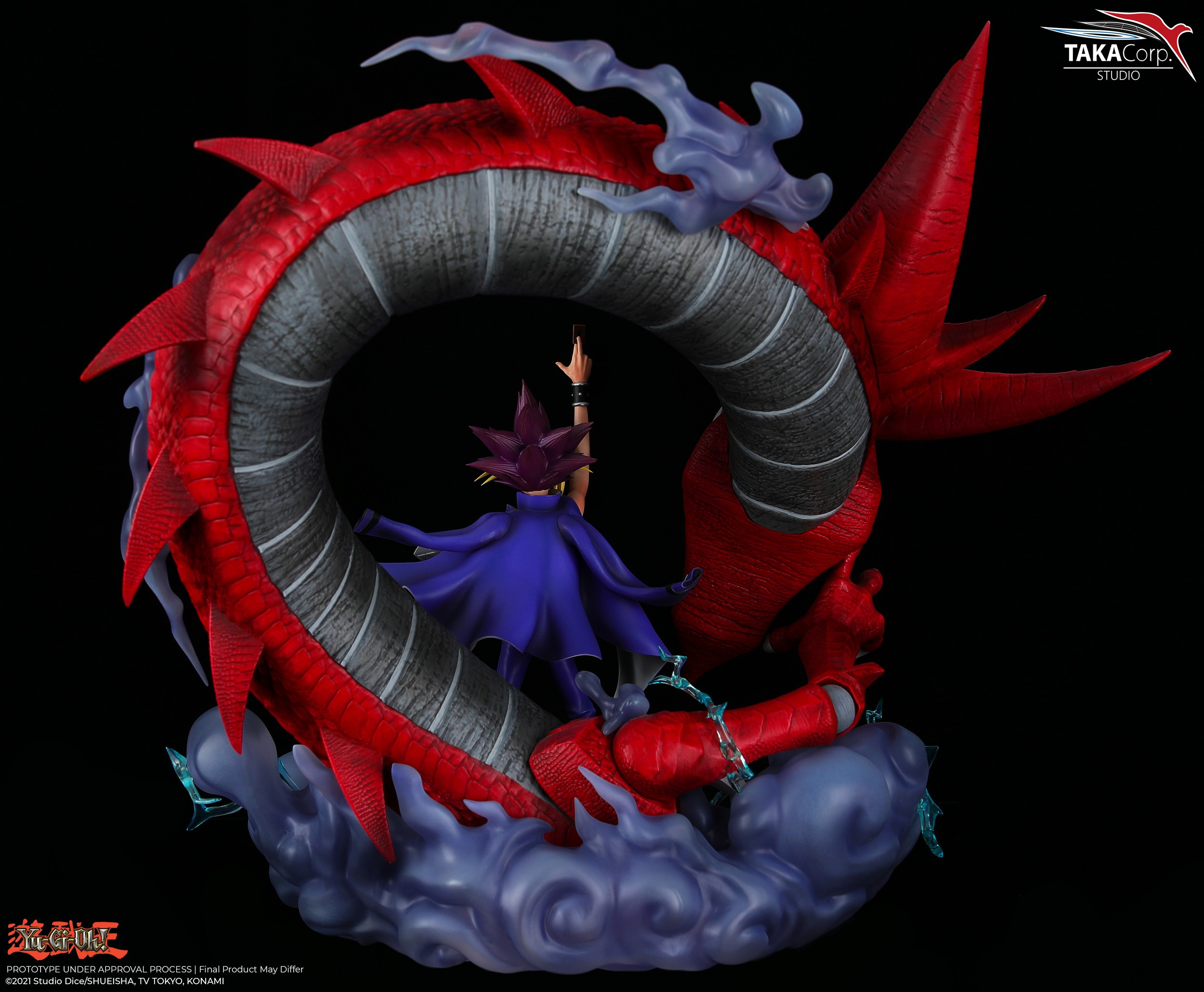 Statue Yugi et Slifer, le Dragon Céleste YuGiOh ! Taka Corp Studio