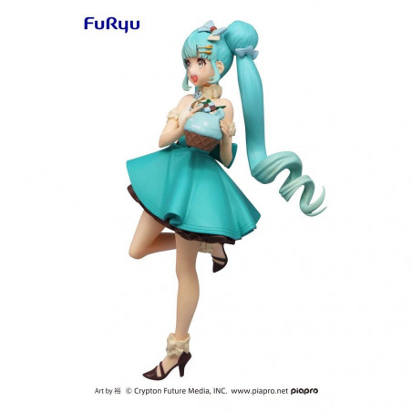 Vocaloid - Figurine Hatsune Miku Sweet Sweets Figure Mint Chocolat Ver.