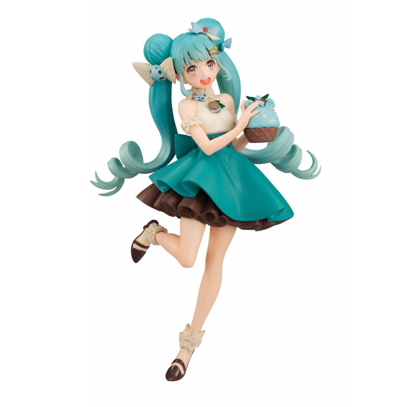 Vocaloid - Figurine Hatsune Miku Sweet Sweets Figure Mint Chocolat Ver.