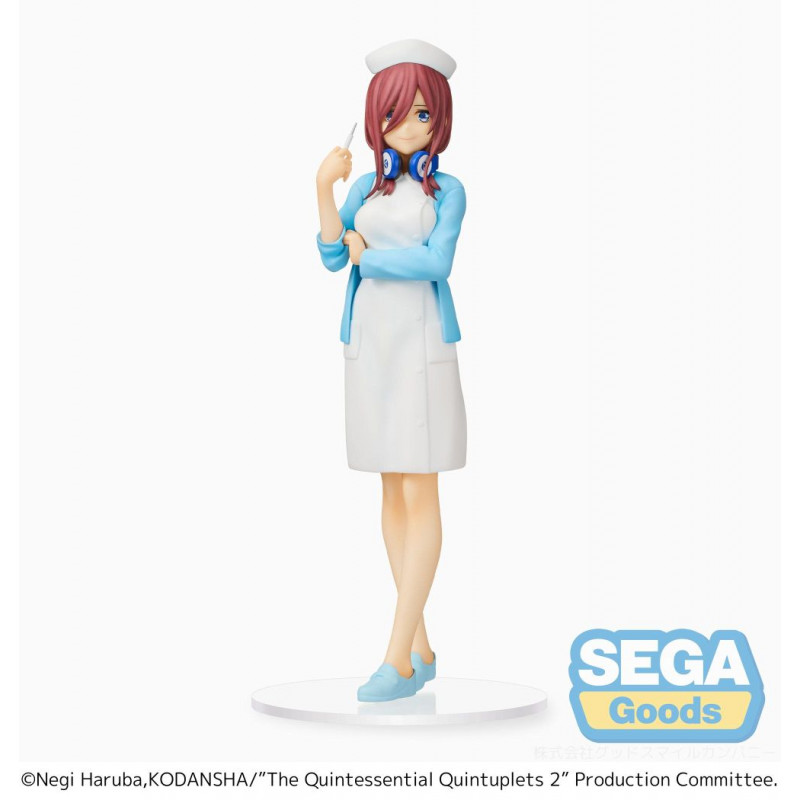Figurine Nakano Miku SPM Figure Nurse Ver. - The Quintessential Quintuplets