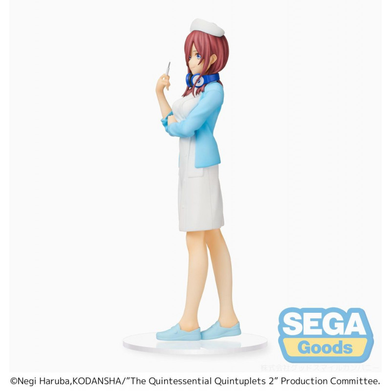 Figurine Nakano Miku SPM Figure Nurse Ver. - The Quintessential Quintuplets