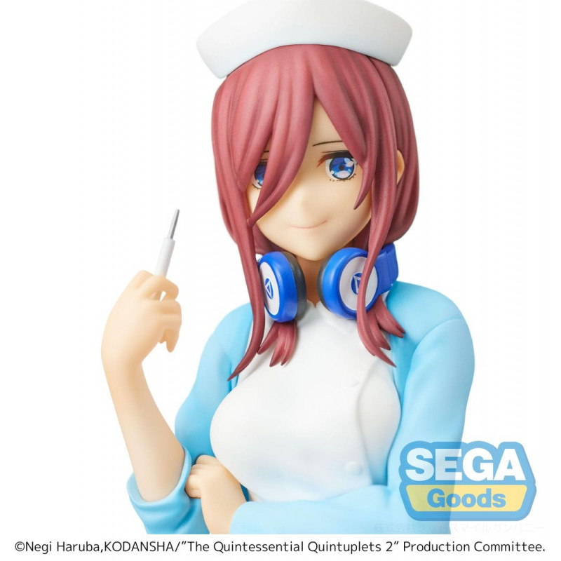 Figurine Nakano Miku SPM Figure Nurse Ver. - The Quintessential Quintuplets