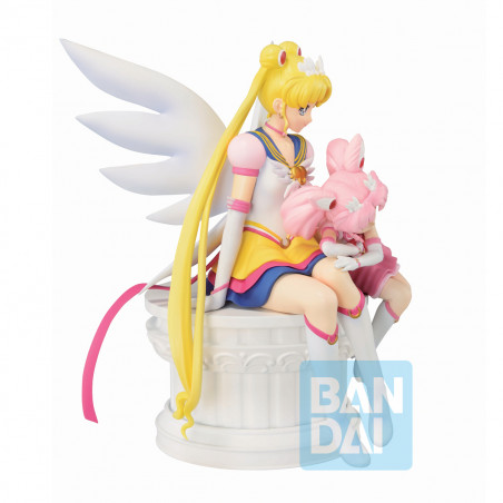 Sailor Moon Eternal - Figurine Eternal Sailor Moon & Eternal Sailor Chibi Moon Ichibansho Eternal Sailor Guardians