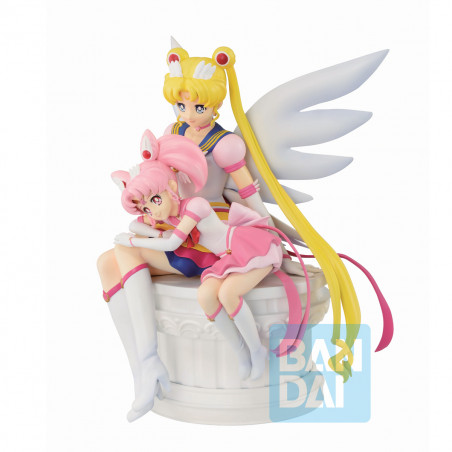 Sailor Moon Eternal - Figurine Eternal Sailor Moon & Eternal Sailor Chibi Moon Ichibansho Eternal Sailor Guardians
