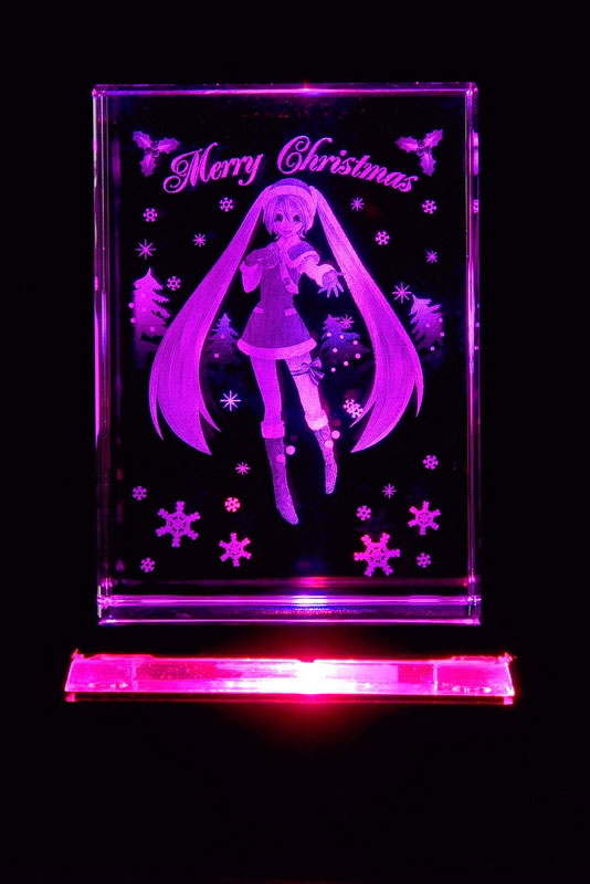 Vocaloid - Cristal Art LED Hatsune Miku XMAS Ver.