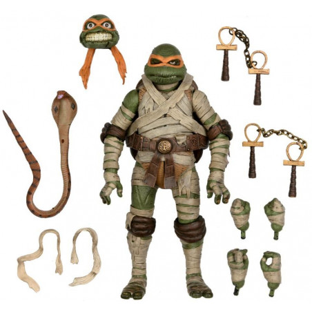 Universal Monsters X TMNT - Figurine Michelangelo As The Mummy Ultimate