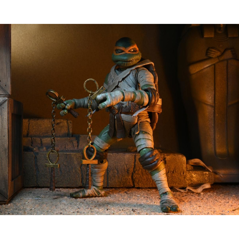 Universal Monsters X TMNT - Figurine Michelangelo As The Mummy Ultimate