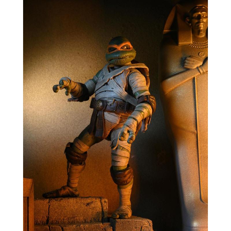 Universal Monsters X TMNT - Figurine Michelangelo As The Mummy Ultimate