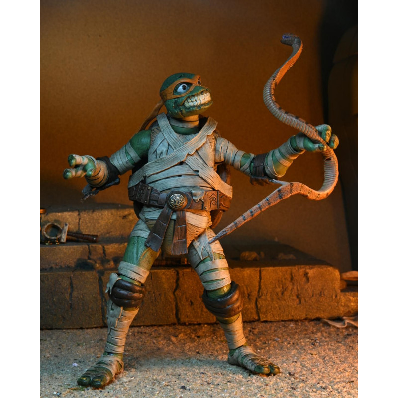 Universal Monsters X TMNT - Figurine Michelangelo As The Mummy Ultimate
